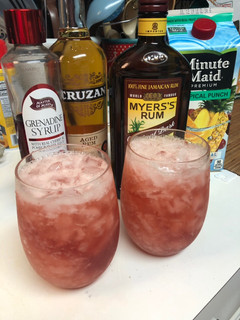 A picture of David’s mai tai.