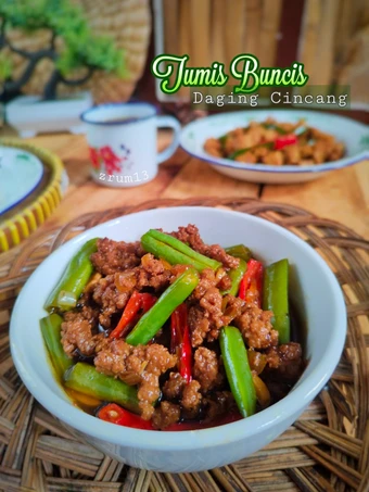 Langkah Gampang Membikin Resep  Tumis Buncis Daging Cincang yang Lezat Sekali, Menggugah Selera