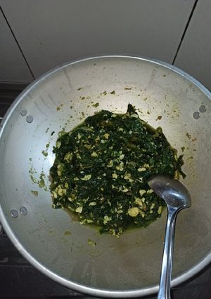 Foto resep Oseng daun genjer dan telur