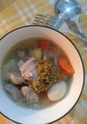 Foto resep Sop Ayam Bakso