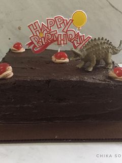 Foto resep Brownies Double Chocolate Ganache (birthday cake)