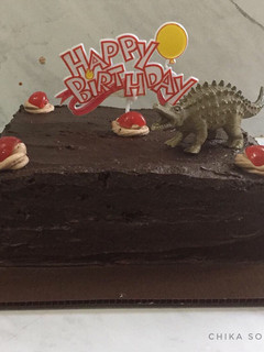 Foto resep Brownies Double Chocolate Ganache (birthday cake)