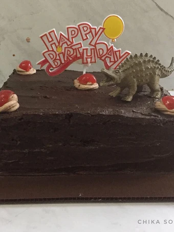 Cara Simple Menyiapkan Resep  Brownies Double Chocolate Ganache (birthday cake) yang Enak Banget, Lezat Sekali