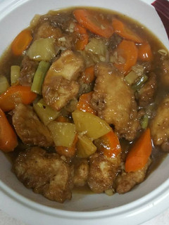 A picture of Sweet and Sour Chicken.