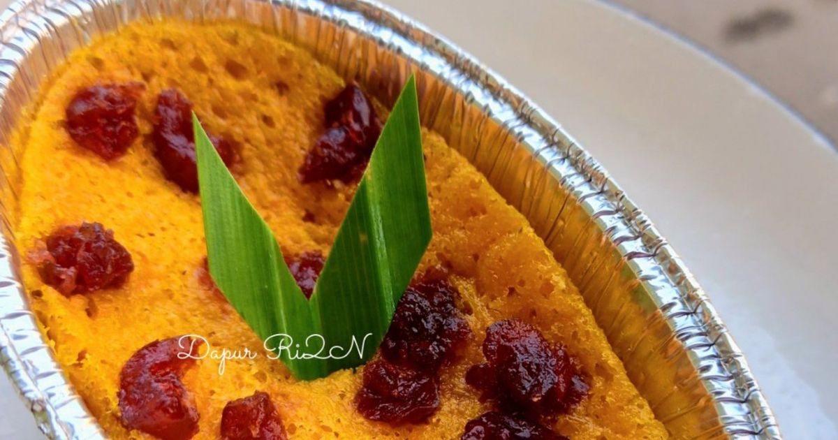 Bolu Labu Kuning (Low Carb) versi oven