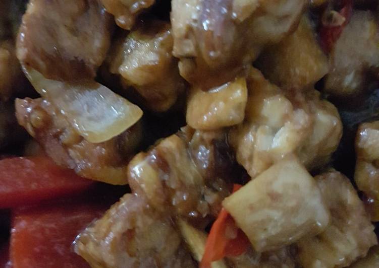 Cara termudah untuk Campuran LezatTumis Tempe