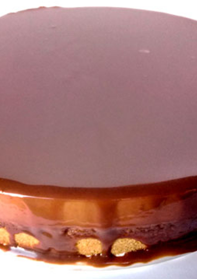 Una foto de Cheesecake de chocolate