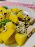 Merluzzo con patate al vapore