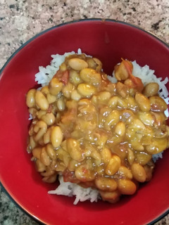 A picture of Beans stew #themechallenge.