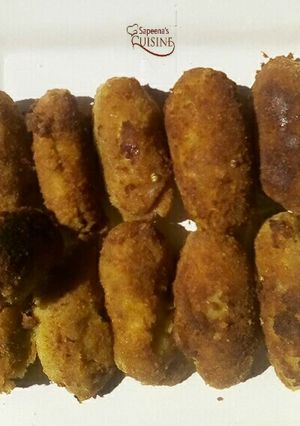 A picture of Sweet potato and Irish potato nuggets.