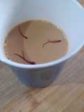 Saffron cardamom tea