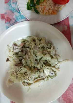 عکسی از دستور سالاد کلم سفید