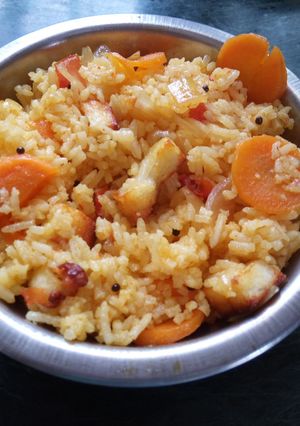 A picture of Veg Pulav.