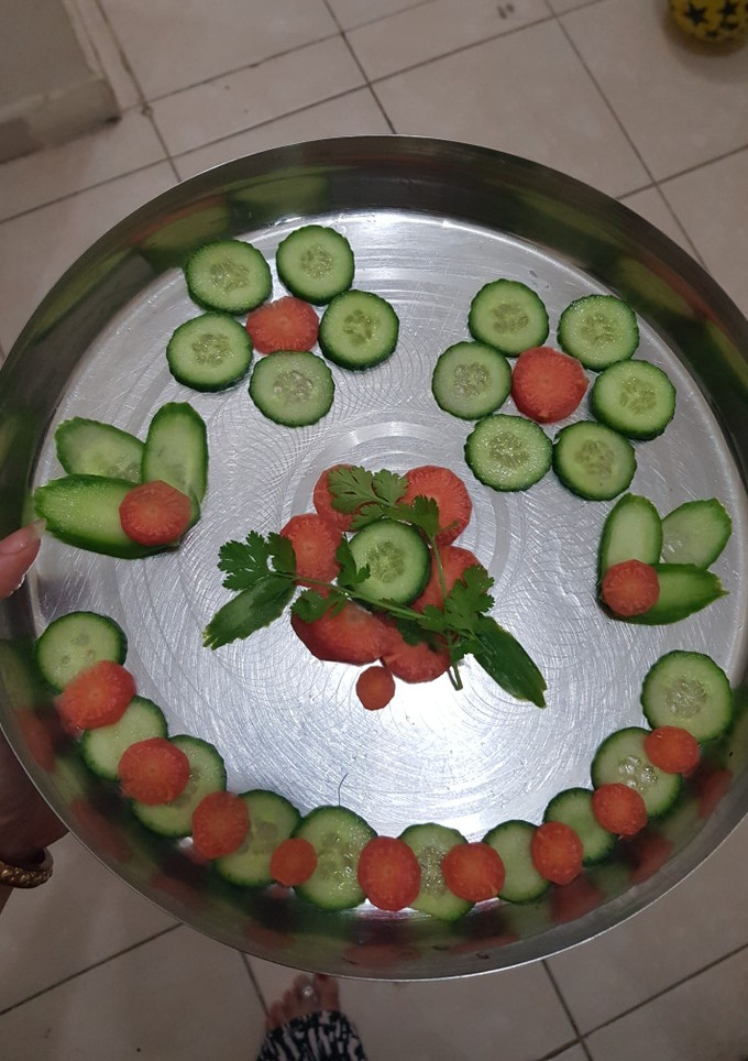 A picture of Cucumber & Carrot salad.