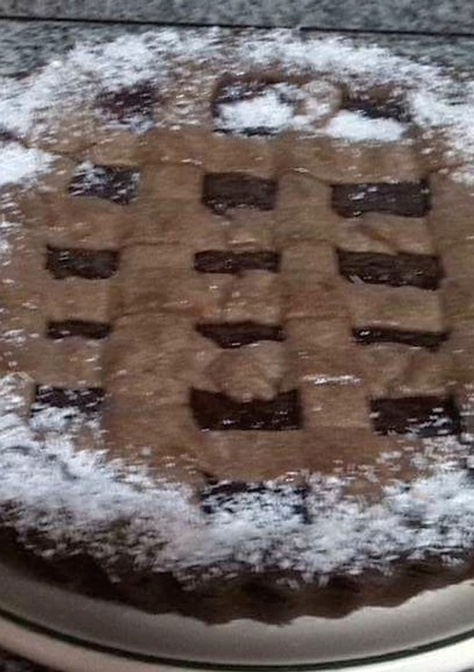 Una foto de Pasta frola con masa de chocolate🍫👩🏼‍🍳