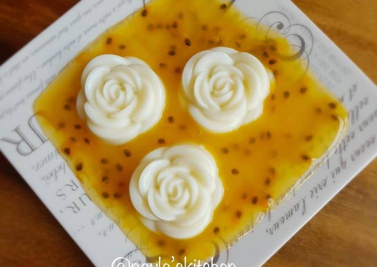 Puding Susu Saus Markisa