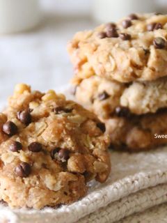 燕麥核桃巧克力餅乾(無奶油無蛋配方) 的食譜成品照片