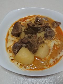 Foto resep Roti Jala Kuah Kari Kambing Aceh