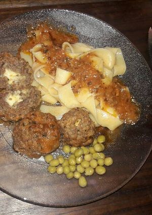 Una foto de Cheese bombs con pastas