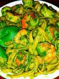 Mike's Garden Fresh Pesto Fettuccini