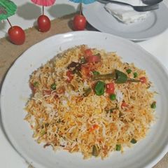 Vegetable Biryani A picture of Vegetable Biryani.