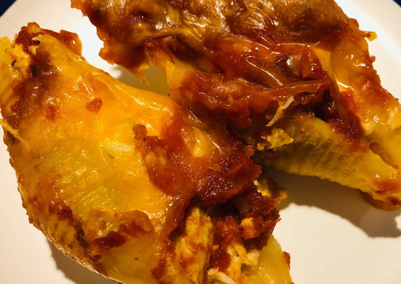 Shredded Chicken 🐔 Stuffed Shells