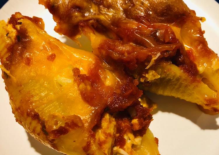 Shredded Chicken 🐔 Stuffed Shells