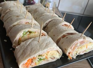 Tortilla tekercs recept fotója