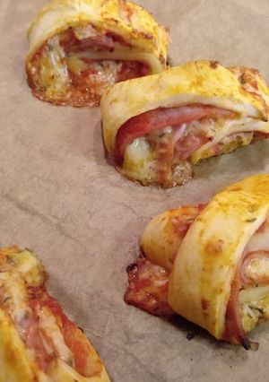 Una foto de Bocaditos de pizza