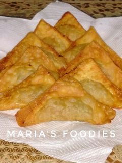 Foto resep Pangsit goreng isi ayam dan sayur