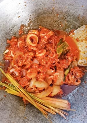 Foto resep Cumi Saus Padang