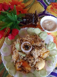 চিকেন এগ বিরিয়ানী (chicken egg biryani recipe in Bengali) রেসিপির প্রধান ছবি