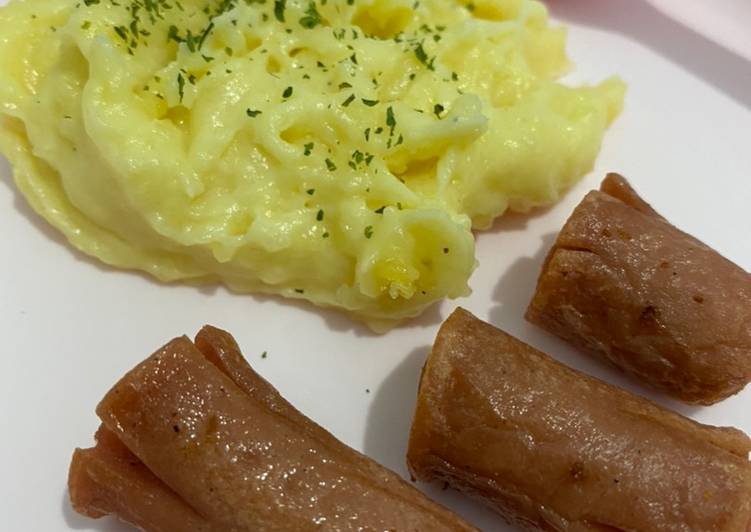Bahan Mashed potato creamy | Cara Bikin Mashed potato creamy Yang Enak Dan Mudah