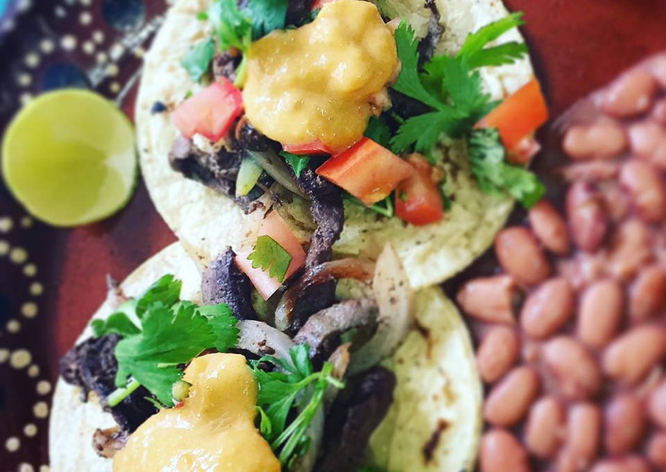 Tacos de Hígado Encebollado