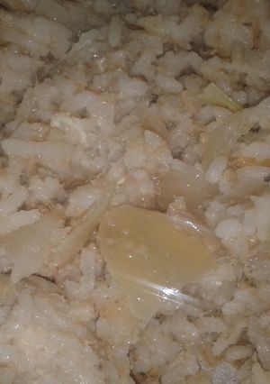 Una foto de Arroz con atún