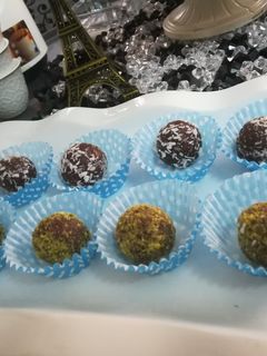 صورة لوصفة كرات التمر
