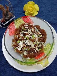 A picture of Dates Halwa.