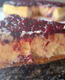 Cheesecake con frutos rojos