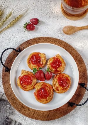 Foto resep 🍂 Strawberry Puff Pastry