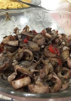 Foto resep Oseng Cumi Asin Pedas