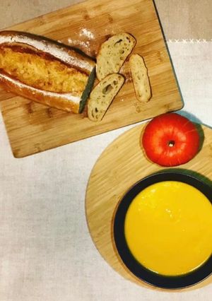 Une photo de Soupe de potimarron