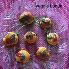 A picture of Veggie bonda.