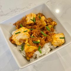 A picture of Mapo Tofu.