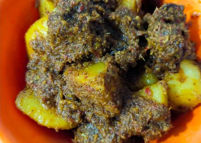 Rendang Kentang Vegan