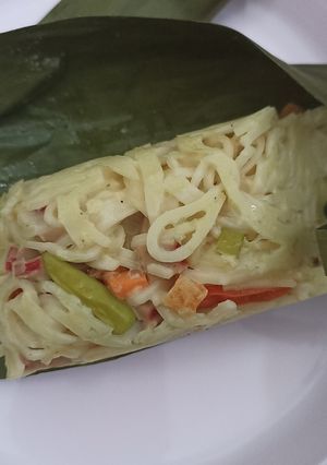 Foto resep Arem-Arem Mie | Lontong Mie
