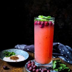 A picture of Phalse ka sharbat/ Falsa squash.