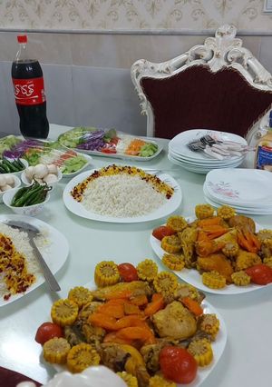 عکسی از دستور مرغ وحشی🍗