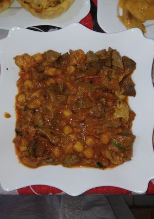 صورة لوصفة ليزابا بالصوص الحمرا مجمرة