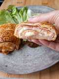 Ham and Cheese Puff Pastry Roll
