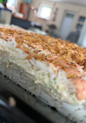 Φωτογραφία της συνταγής 🍱🍣 Sushi Cake η τούρτα σούσι 🍣🍱